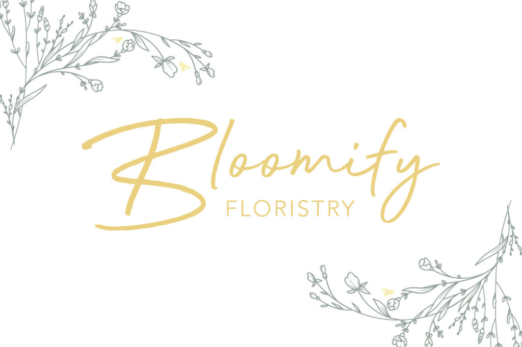 Logo and branding design for Bloomify Floristry