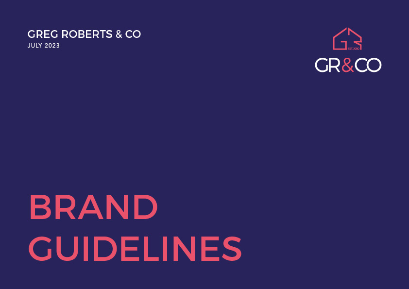Logo design and branding guidelines for Greg Roberts & Co