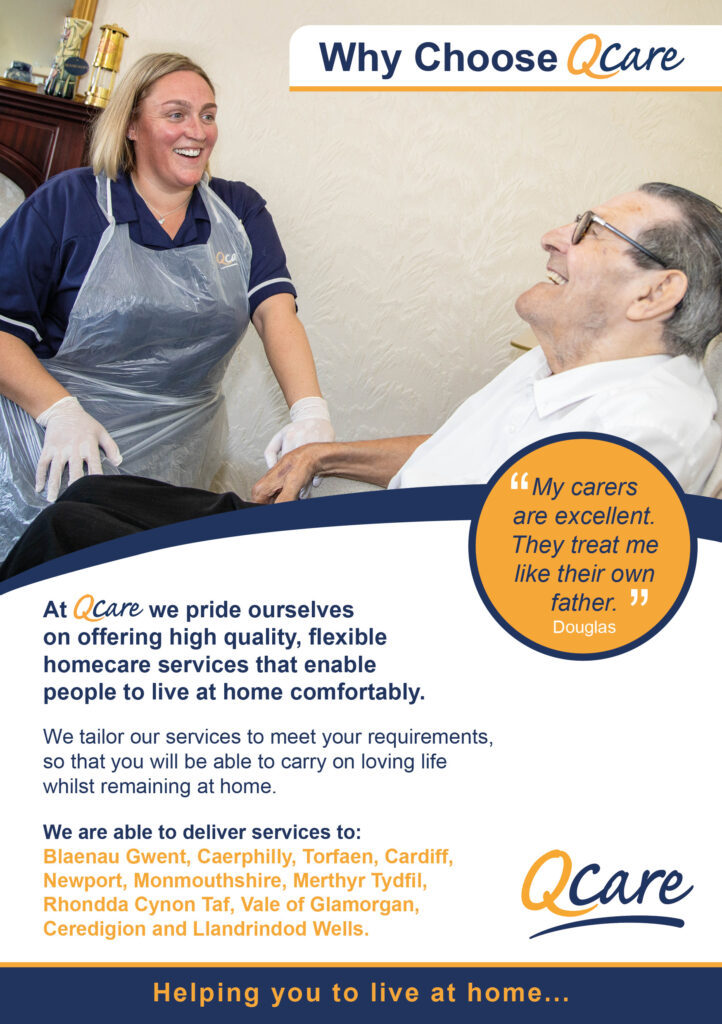 Leaflets and brochures for QCare
